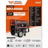 Mpj-4000E Benzinli Marşlı Jeneratör