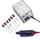 MPNETDEAL Tırnak makinesi Efile elektrikli tırnak matkap tırnak törpüsü kiti, akrilik tırnaklar için, poli jel tırnak sanatı, salon kullanımı veya ev kullanımı için (gri setB)