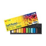 Mps-12 Pastel Boya Yumuşak Köşeli 1/2 Toz Pastel, 12 Renk - 0-Koyu Mavi