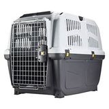MPS 55x36x35 cm Gri Skudo-5 Iata Tekerleksiz Kedi ve Köpek Taşıma Kafesi