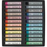 Mpv-24 Pastel Boya Yumuşak Toz Pastel, 24 Renk