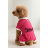 MPZ Pets Kedi ve Köpek Kıyafeti 4 Bacak Tulum Security, S, pink-security-jumpsuit, Pembe