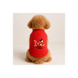 MPZ PETS Kedi ve Köpek Kıyafeti & Elbisesi Kırmızı Mickey Mouse Atlet XL