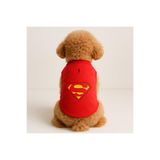 MPZ PETS Kedi ve Köpek Kıyafeti & Elbisesi Kırmızı Superman Atlet S
