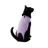 MPZ PETS Kedi ve Köpek Kıyafeti & Elbisesi Lila Medikal Veteriner Çıkışı Tulum Bej M