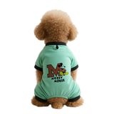 MPZ PETS Kedi ve Köpek Kıyafeti & Elbisesi Mint 4 Bacak Tulum Mickey Mouse Yeşil XL