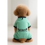 MPZ PETS Kedi ve Köpek Kıyafeti & Elbisesi Mint 4 Bacak Tulum Security Siyah M