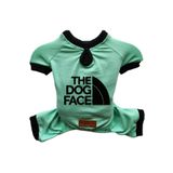 MPZ Pets Kedi ve Köpek Kıyafeti & Elbisesi - Mint 4 Bacak Tulum The Dog Face