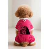 MPZ PETS Kedi ve Köpek Kıyafeti & Elbisesi Pembe 4 Bacak Tulum The Dog Face M