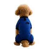 MPZ PETS Kedi ve Köpek Kıyafeti & Elbisesi Saks Mavi 4 Bacak Tulum The Dog Face L