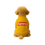 MPZ PETS Kedi ve Köpek Kıyafeti & Elbisesi Sarı Sweatshirt Supreme XS
