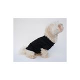 MPZ PETS Kedi ve Köpek Kıyafeti & Elbisesi Siyah Beyaz Çizgili Yakalı T Shirt S
