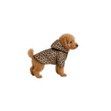 MPZ PETS Kedi ve Köpek Kıyafeti & Elbisesi Yağmurluğu Leopar Baskılı Fileli Yağmurluk Pembe S