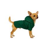 MPZ PETS Kedi ve Köpek Kıyafeti & Elbisesi Yağmurluğu Yeşil Fileli Yağmurluk L