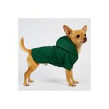 MPZ PETS Kedi ve Köpek Kıyafeti & Elbisesi Yağmurluğu Yeşil Fileli Yağmurluk M