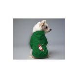 MPZ PETS Kedi ve Köpek Kıyafeti & Elbisesi Yeşil Hoodie Ters Noel M