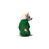MPZ PETS Kedi ve Köpek Kıyafeti & Elbisesi Yeşil Hoodie Ters Noel S