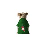 MPZ PETS Kedi ve Köpek Kıyafeti & Elbisesi Yeşil Sweatshirt Ters Noel L