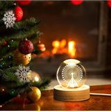 MR 3D Kristal Cam Küre, Ahşap Soketli Gece Lambası,LED, sevgiliye hediye, Noel, Öğretmenler Günü, Özel Tasarım Harika bir hediye (Dönme dolap)