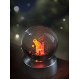 MR 3D Kristal Cam Küre Renk Değiştiren LED Işıklı Gece Lambası Dekoratif Hediyelik Özel Tasarım harika Bir Hediye (Küçük Prens)