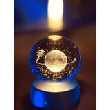 MR 3D Kristal Cam Küre Renk Değiştiren LED Işıklı Gece Lambası Dekoratif Hediyelik Özel Tasarım harika Bir Hediye