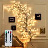 MR 96 LED Ağaç Dalı Dekoratif LED Işık – 1.85 Metre USB Girişli Kumandalı İç Mekan Aydınlatma Renkli/Gün Işığı Seçenekli (Gün Işığı)