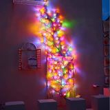 MR 96 LED Ağaç Dalı Dekoratif LED Işık – 1.85 Metre USB Girişli Kumandalı İç Mekan Aydınlatma Renkli/Gün Işığı Seçenekli (Renkli)