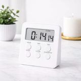 MR Alarmlı Dijital Öğrenci Sınav Masa Kronometresi – 24 Saat Geri Sayım Timer, 2 Kademeli Alarm, LCD Ekranlı (BEYAZ)
