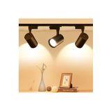 MR AYDINLATMA 30 W Ray Spot Vitrin Mağaza Armatürü Siyah Kasa 3'lü Gün Işığı Işık 3ad 30w Ray Spot 1 Ad 1mt Ray