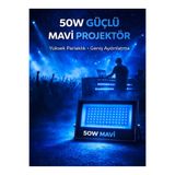 MR AYDINLATMA 50W MAVİ LED PROJEKTÖR