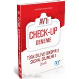 Mr AYT 2. Oturum Türk Dili ve Edebiyatı Sosyal Bilimler 1 20X40 Check Up Deneme