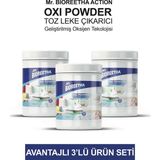 Mr. Bioreetha Action Oxi Powder Leke Çıkarıcı 3 x 1000G - 3 kg