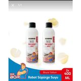 Mr. Bor Beyaz Sabunlu Robot Süpürge Suyu 400 ml x 2 Adet Akıllı Temizlik Ürünü