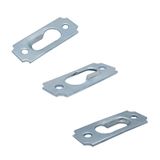 MR.BRACKET 10 ad. Gizli Çerçeve Askısı Bombeli Dar Model - Metal Tablo Askı Aparatı - Vidalı Resim Asma Kancası