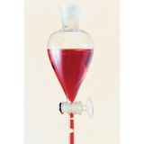 Mr. Crowley Ayırma Hunisi 250 ml Cam Musluk Armudi Tip Plastik Kapaklı (Pp) - 250ml