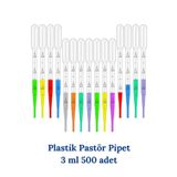 Mr. Crowley Pastör Pipet Damlalık 500 adet 3 ml Pastor