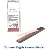 Mr. Crowley Turnusol Kağıdı Kırmızı 100 Adet Test Strip Litmus Paper