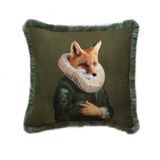 Mr. Fox (Tilki) Yastık/Kırlent (Dolgu Boncuk Elyaf, Ulusl. Yıkama Ve Solmama Sertifikası)
