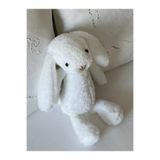 MR.Frenks Çocuk Sevimli Tavşan Uyku&Oyun Arkadaşı Peluş Yastık Beyaz 45 cm