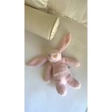 MR.Frenks Çocuk Sevimli Tavşan Uyku&Oyun Arkadaşı Peluş Yastık Pudra Pembe 45 cm