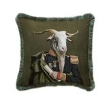 Mr. Goat Yastık/Kırlent (Dolgu Boncuk Elyaf, Ulusl. Yıkama Ve Solmama Sertifikası)