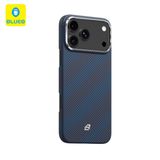 Mr. Gorilla iPhone 15 Pro Max Uyumlu MagSafe Destekli Aramid Fiber Telefon Kılıfı, Lacivert