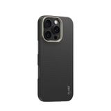 Mr. Gorilla iPhone 16 Pro Uyumlu MagSafe Destekli Air Aramid Fiber Slim Karbon Fiber Zırh Kılıf, Siyah