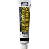 Mr. Hobby 20 Ml. Basic Black Su Bazlı Guaj Eskitme Boyası, Mr.hobby WT02 - Siyah
