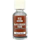 Mr.hobby Ewc-01 40 Ml. Weathering Color Multi Black, Eskitme Model Boyası - Renkli