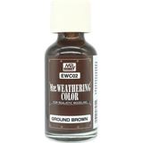 Mr.hobby Ewc-02 40 Ml. Weathering Color Ground Brown, Eskitme Model Boyası - 1 - Renkli