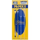 Mr. Hobby Mr.hobby Gt-28 0.3cc.metal Boya Karıştırma Kaşığı (2 Adet) ve Uzun Damlalık Pipet (2 Adet) - 1 - Renkli