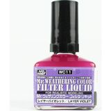 Mr. Hobby Mr.hobby Wc-11, 40 Ml. Filter Liquid Layer Violet Eskitme Maket Boyası