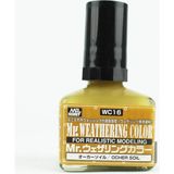 Mr. Hobby Mr.hobby Wc-16, 40 Ml. Weathering Color Ocher Soil Eskitme Maket Boyası - Toprak