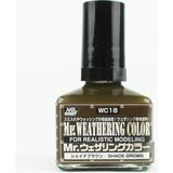 Mr. Hobby Mr.hobby Wc-18, 40 Ml. Weathering Color Shade Brown Eskitme Maket Boyası - Kahverengi